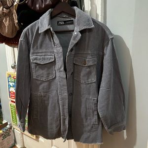 Zara Corduroy Shacket/Overshirt